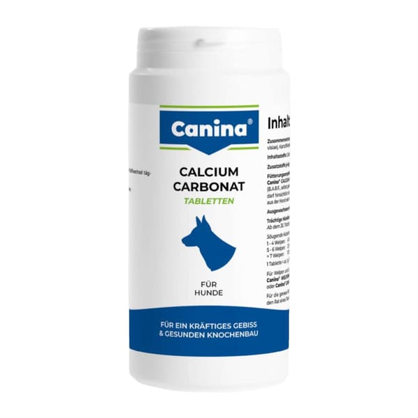 Canina Calcium Carbonat tabletes kauliem suņiem 350 g N350